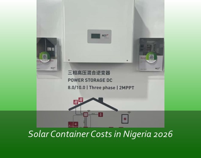 Solar Container Costs in Nigeria 2026